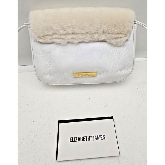 ELIZABETH AND JAMES Cynnie Nano Crossbody Leather Sheepskin Purse Bag - Picture 3 of 9